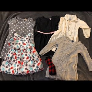 2T winter dress bundle